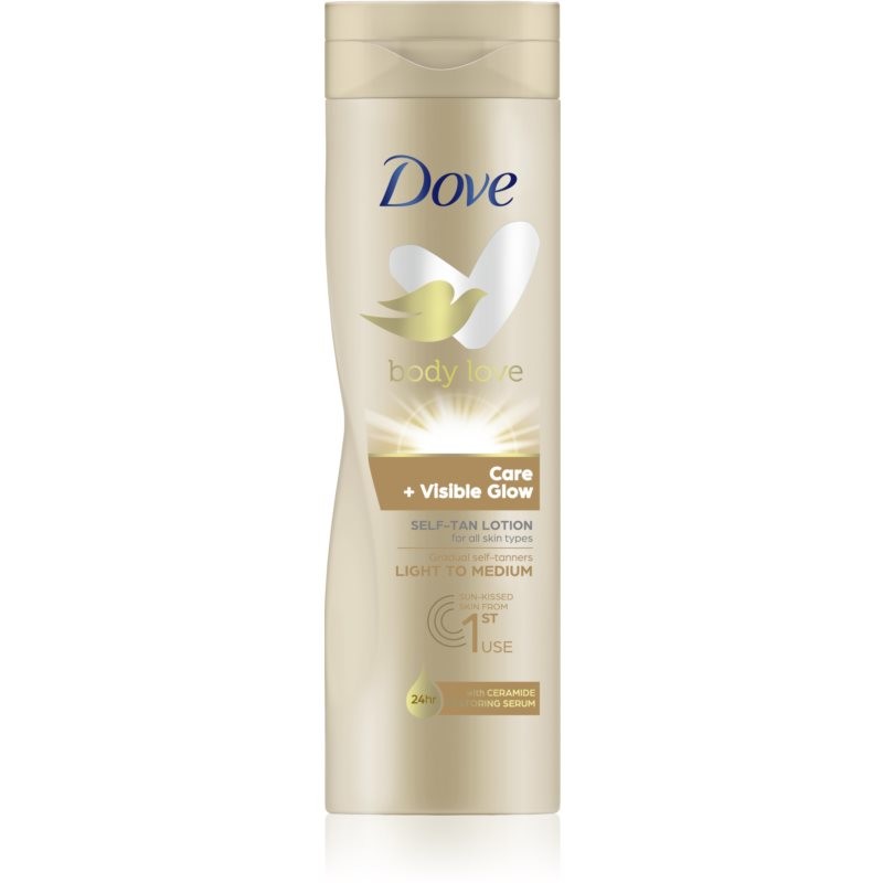 Dove Body Love self-tanning milk for body shade Light to Medium 250 ml