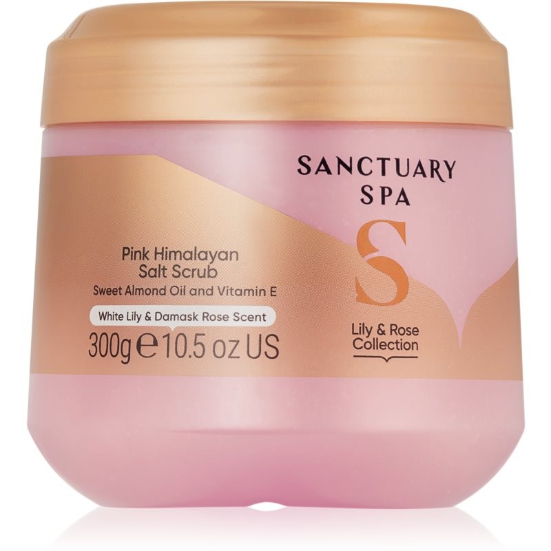 Sanctuary Spa Lily & Rose resurfacing body scrub with floral fragrance 300 g