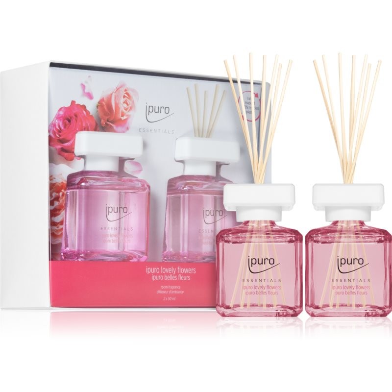 ipuro Essentials Lovely Flowers aroma diffuser with filling 2x50 ml