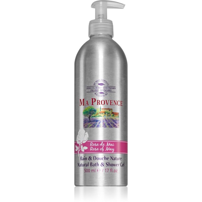 Ma Provence Rose Of May Bath Foam And Shower Gel 2 In 1 With The Scent Of Roses 500 ml