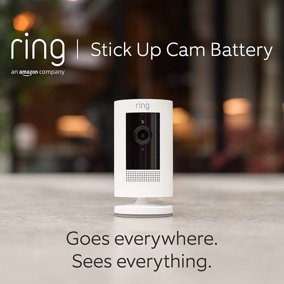 Ring Stick Up Cam Battery   HD security camera with Two-Way Talk