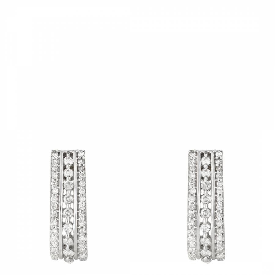 White Gold Diamond Earrings