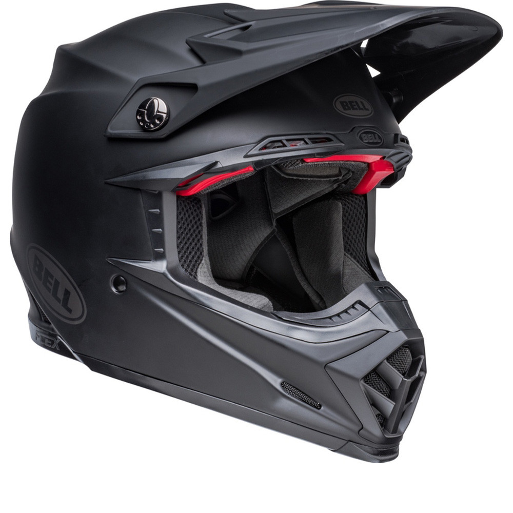 Bell Moto-9S Flex Solid Matte Black Helmet Full Face Helmet S