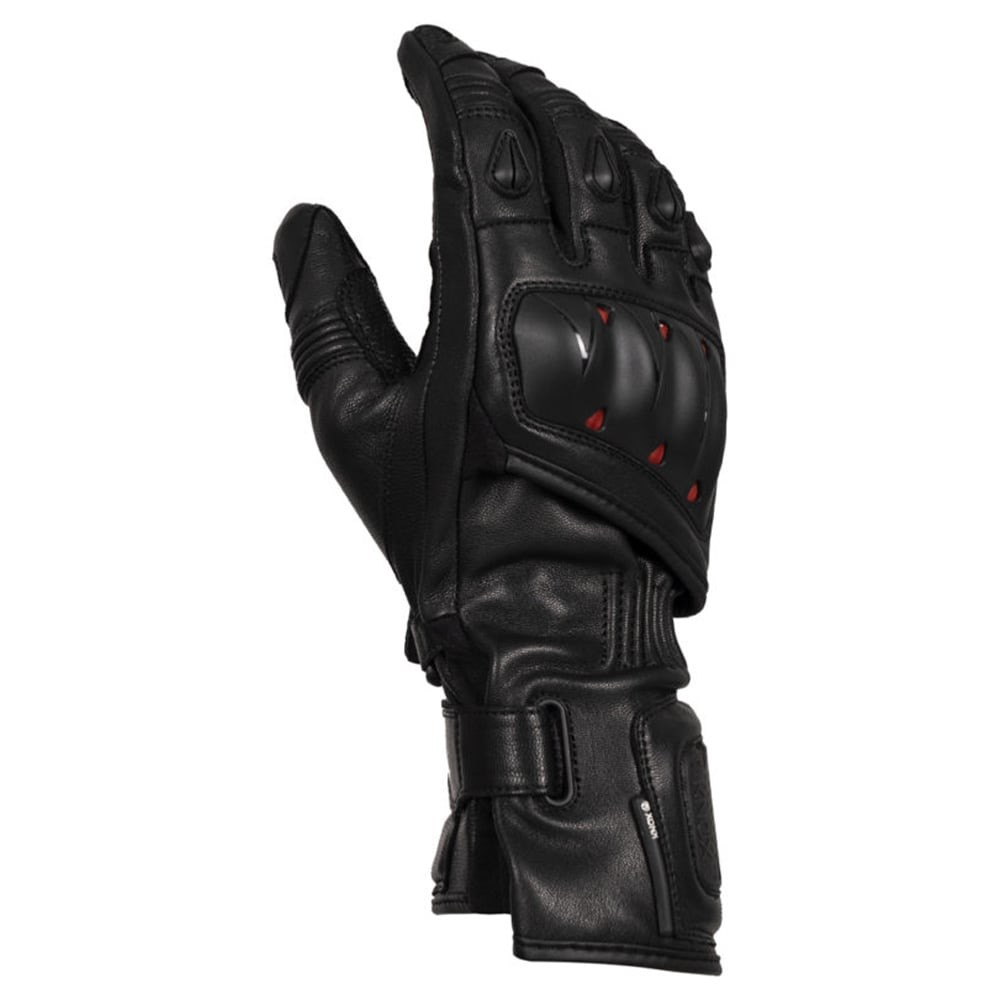 Knox Oulton MK2 Black Red Motorcycle Gloves S