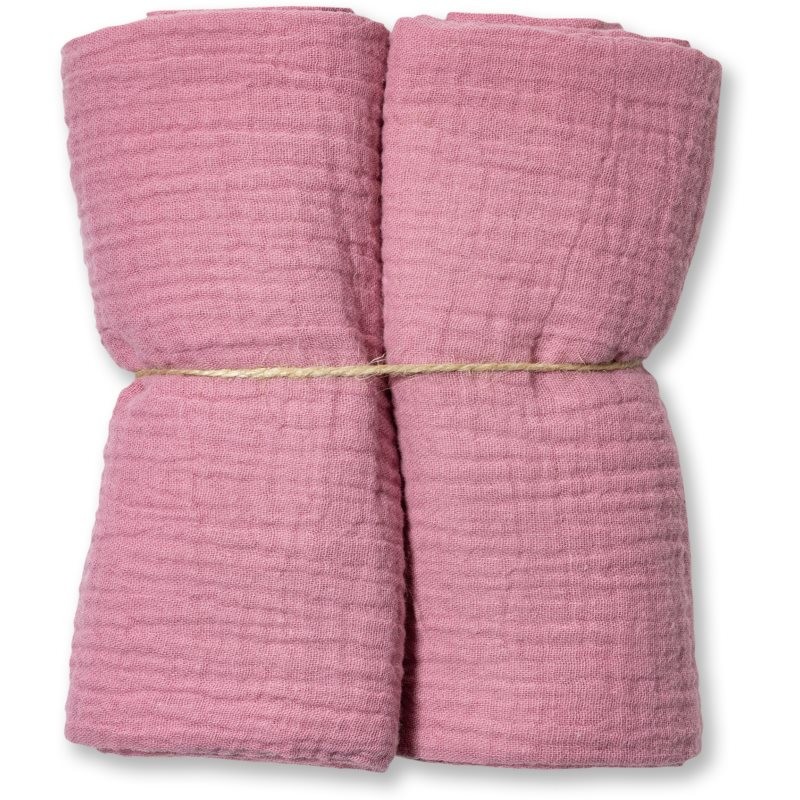 Eseco Muslin Diapers Pink cloth nappies 65 x 65 cm 2 pc
