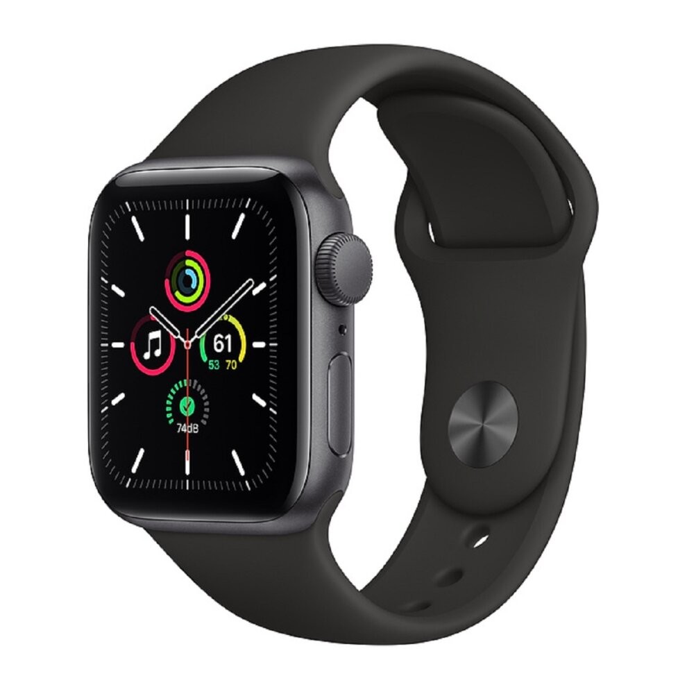 Apple Watch SE GPS 40mm Space Gray Aluminium Case with Black Sport Band