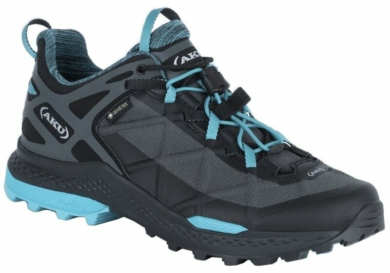 AKU Womens Outdoor Shoes Rocket DFS GTX Ws Black/Turquoise 38