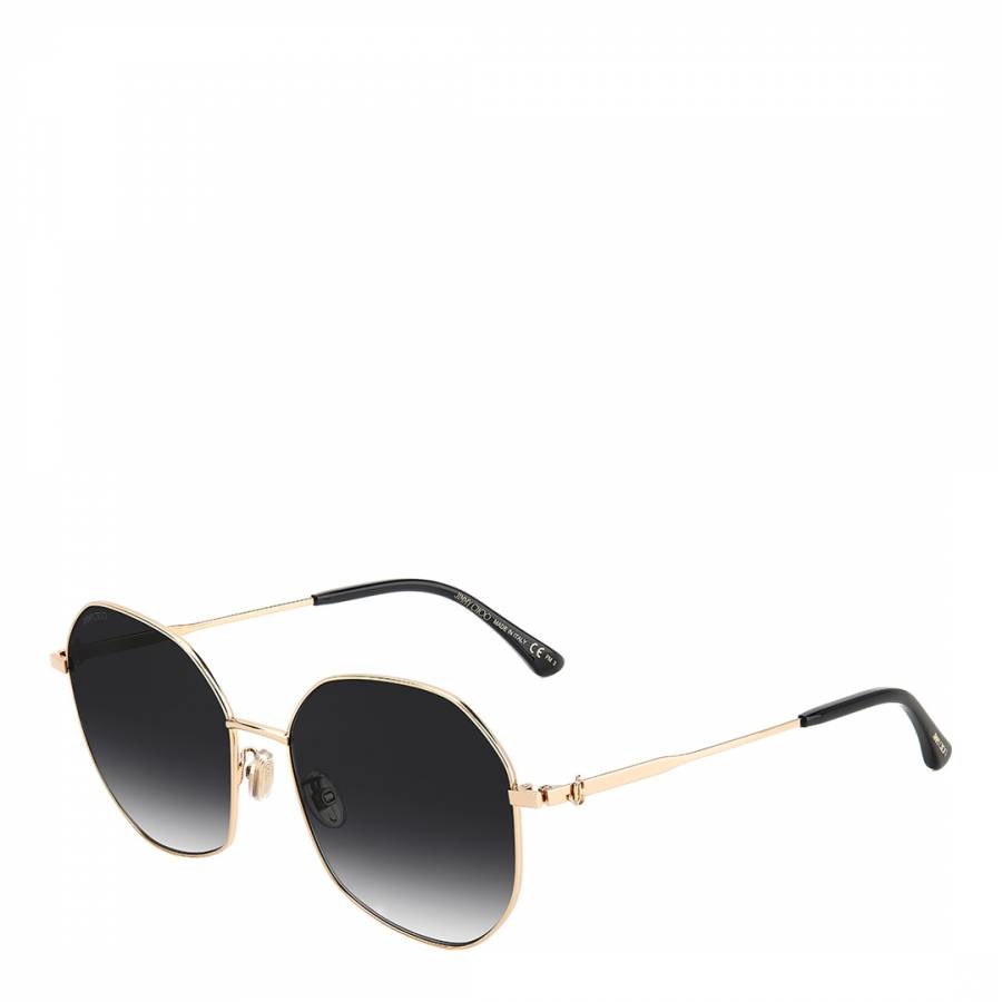 Rose Gold Geometrical Sunglasses