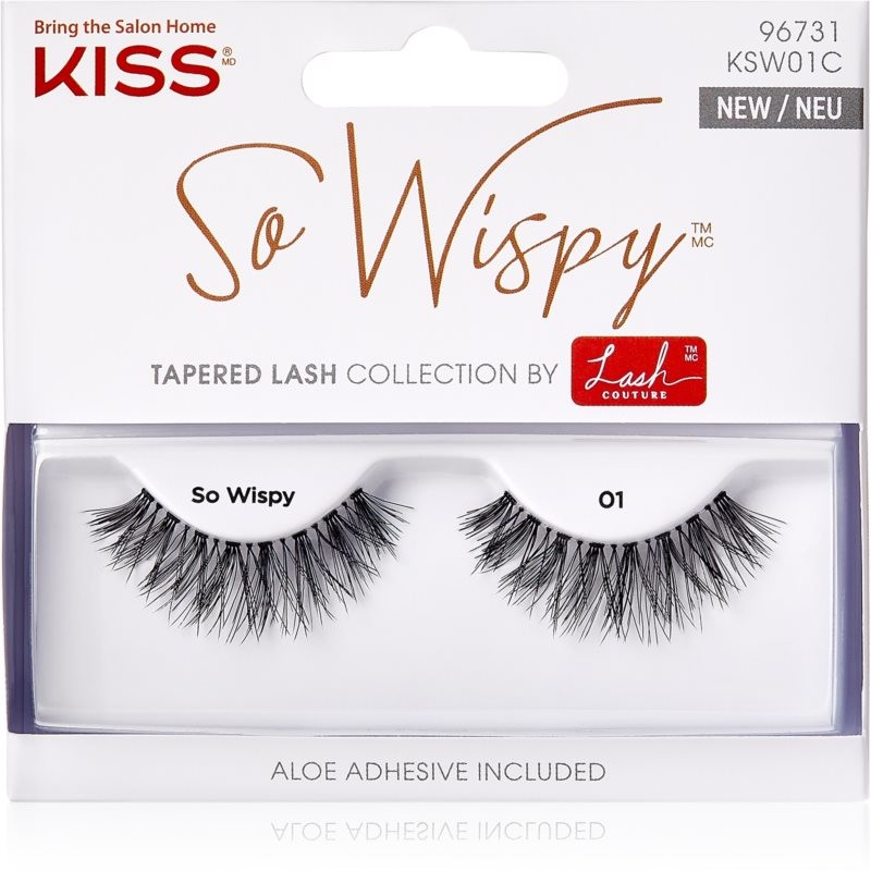 KISS Lash Couture So Wispy false eyelashes 01 2 pc