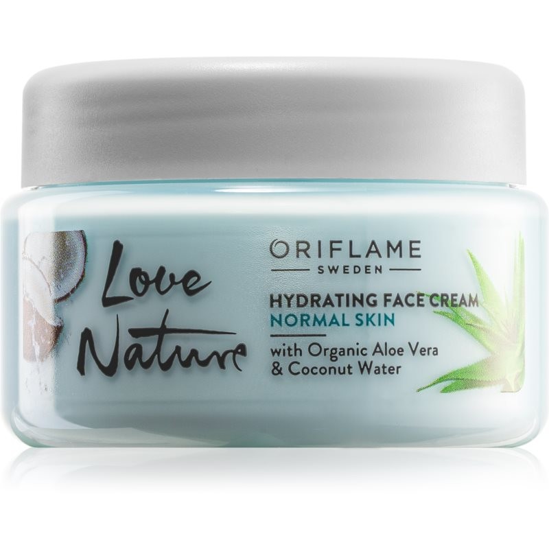 Oriflame Love Nature Aloe Vera & Coconut Water Moisturizing Facial Cream For Normal Skin 50 ml