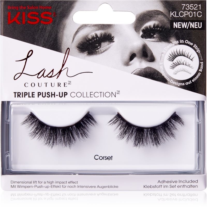 KISS Lash Couture Triple Push-Up false eyelashes Corset 2 pc