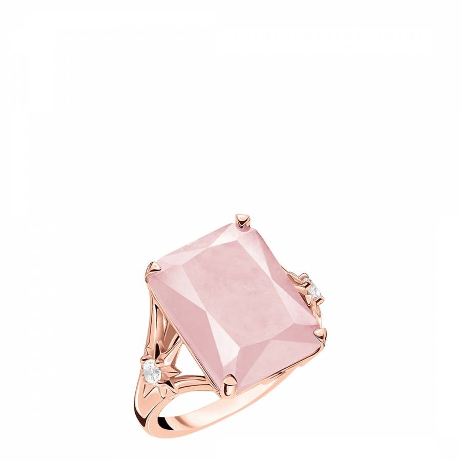 Pink Sterling Ring
