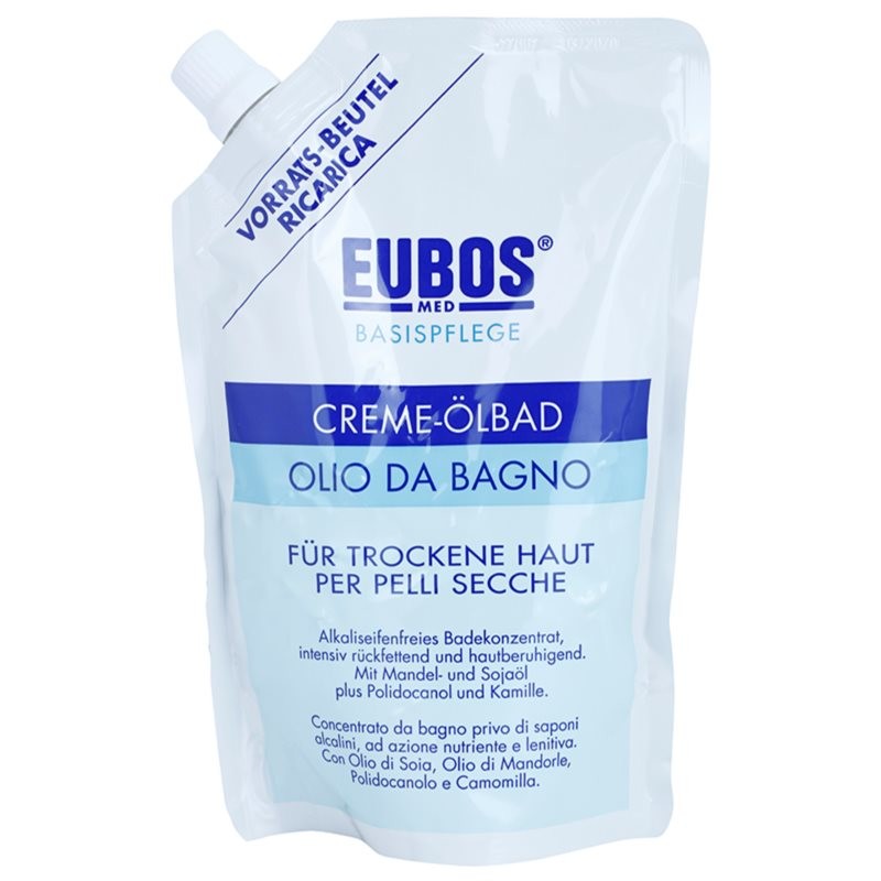 Eubos Basic Skin Care shower and bath oil refill 400 ml