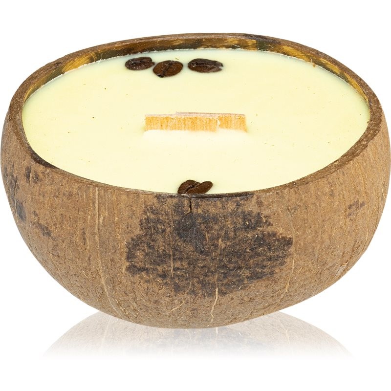 Tropicandle Coffee Mocha scented candle wooden wick 350 ml