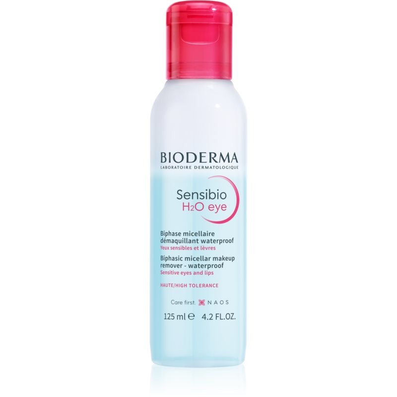 Bioderma Sensibio H2O eye two-phase micellar water for eyes and lips 125 ml