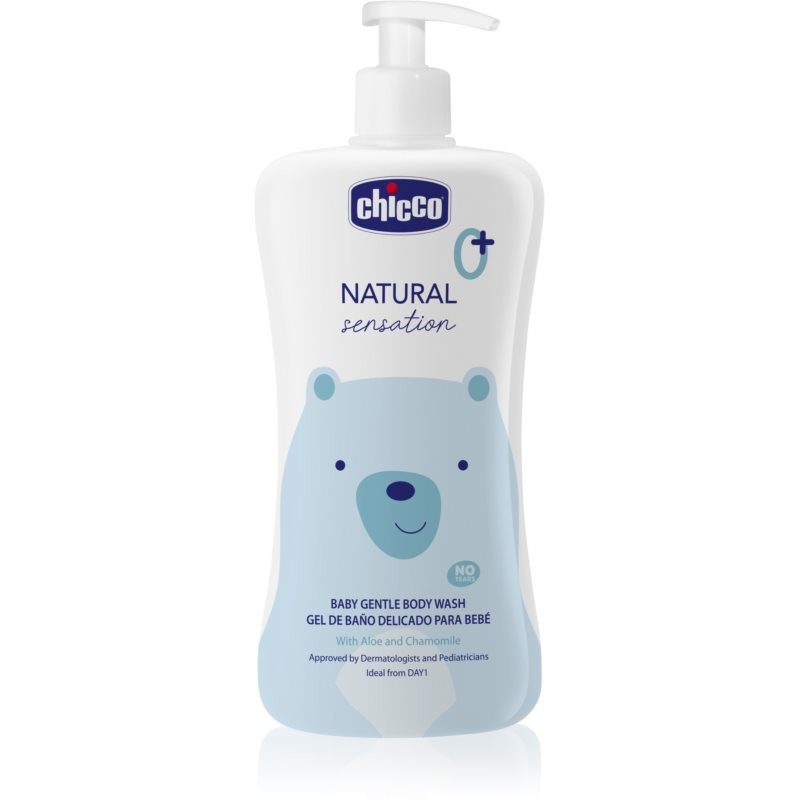 Chicco Natural Sensation Baby gentle cleansing gel for children from birth 0+ 500 ml