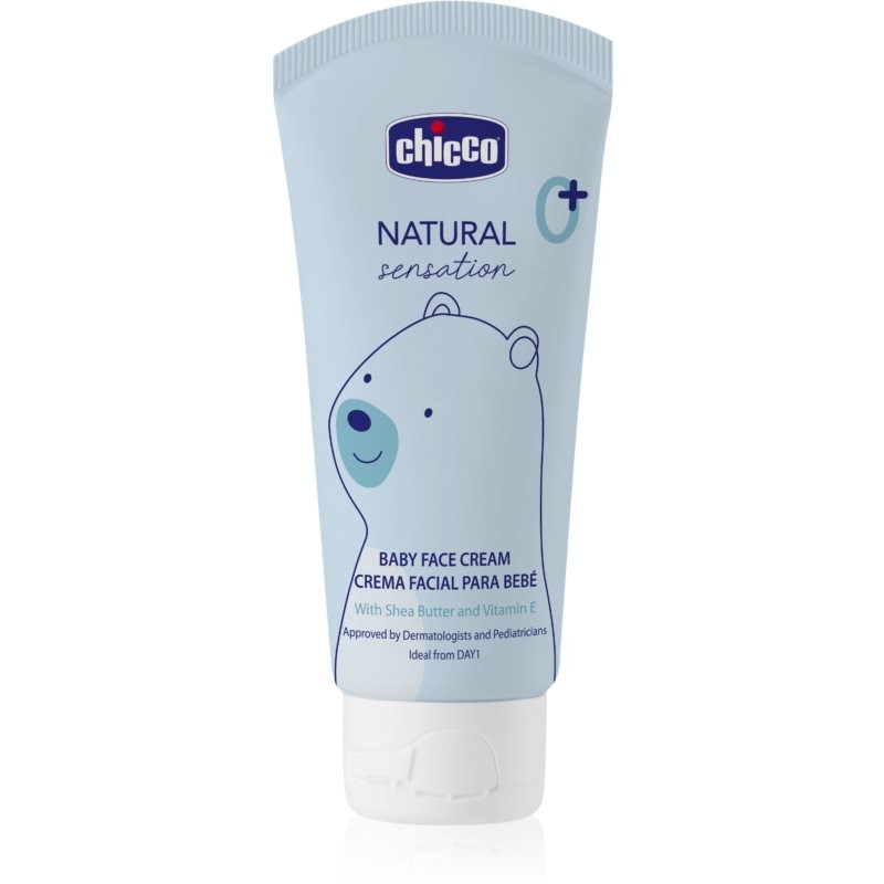 Chicco Natural Sensation Baby face cream for children from birth 0+ 50 ml