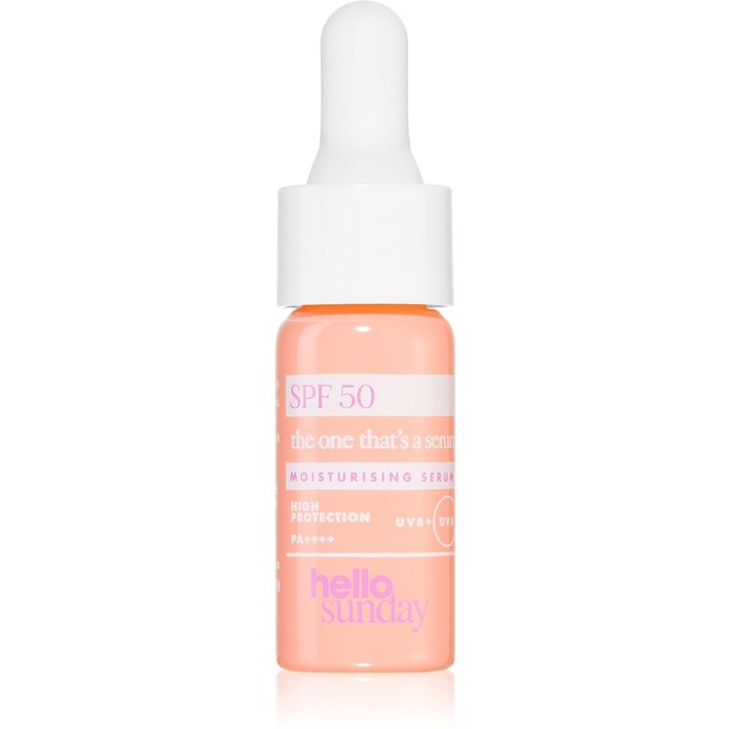 hello sunday the one that's a serum protective serum with moisturizing effect SPF 50 10 ml