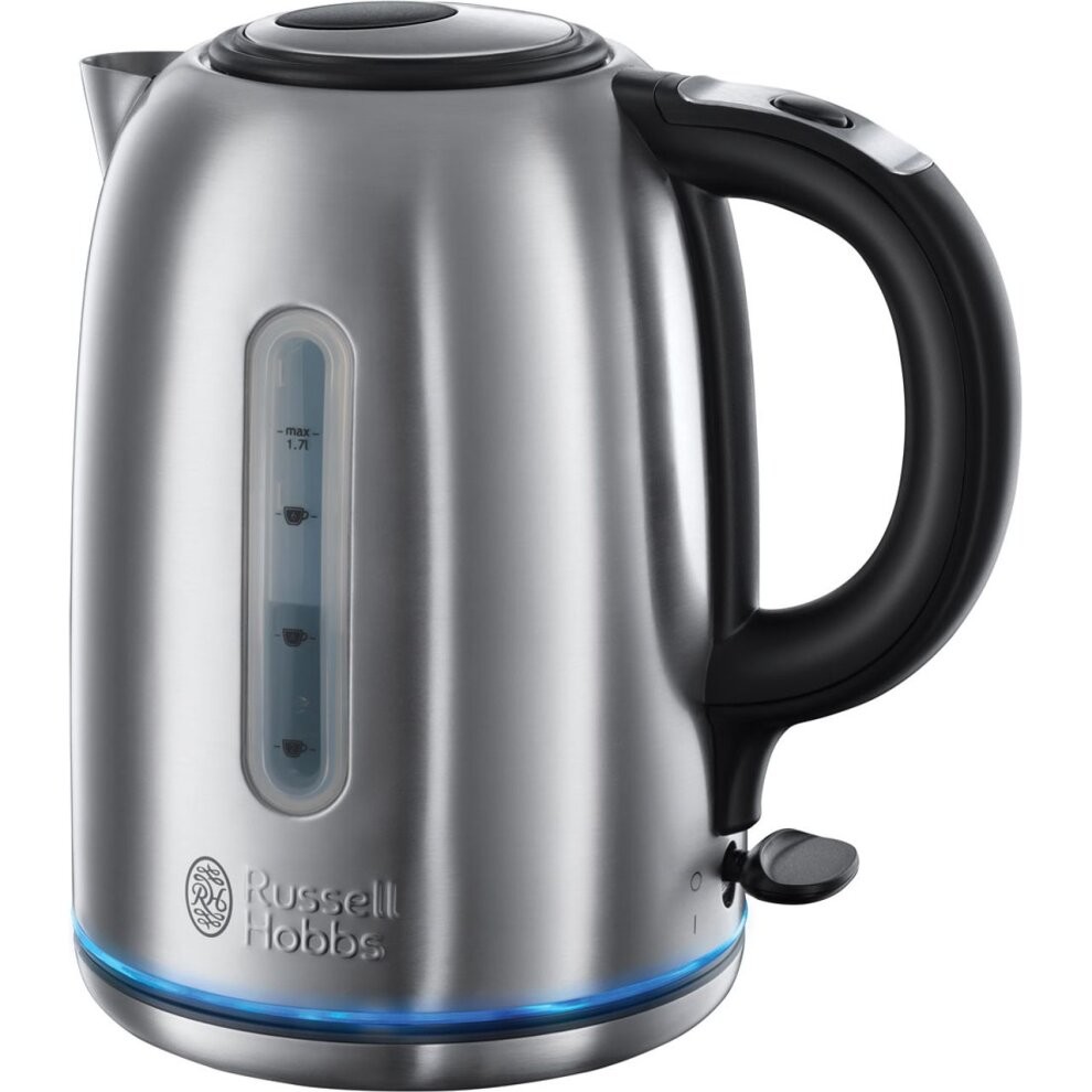 Russell Hobbs 20460 Cordless Electric Kettle - Fast Boil and Boil Dry Protection, 1.7 Litre, 3000 W, Grey