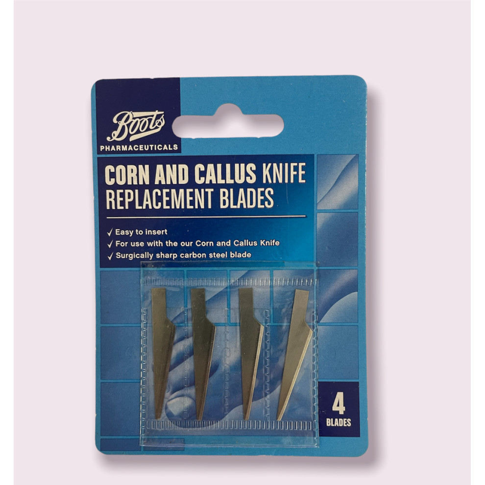 Boots Corn & Callus Knife Replacement Blades 4 pack
