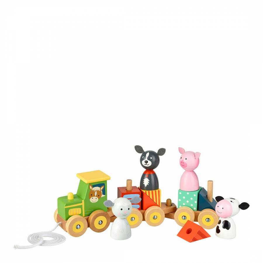 Farm Animal Puzzle Train