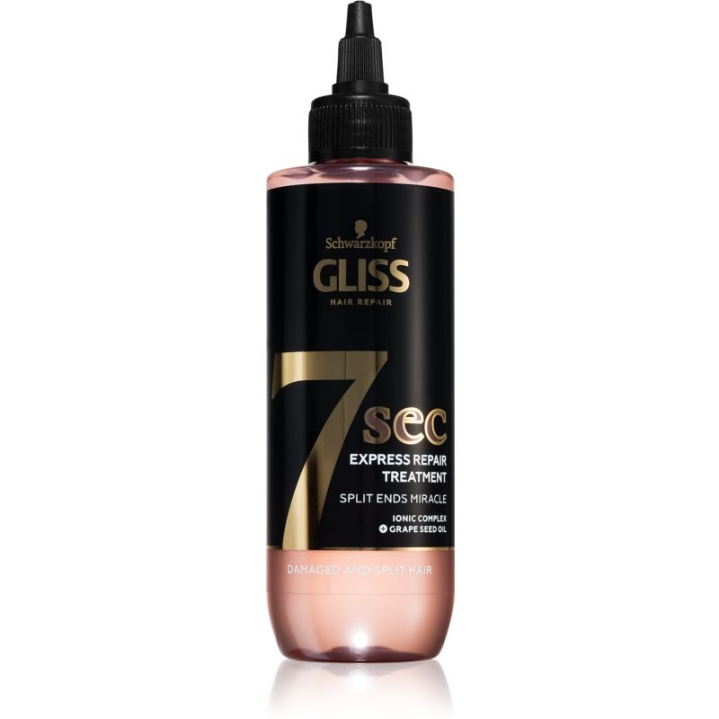 Schwarzkopf Gliss 7 sec regenerating treatment for very damaged hair with split ends 200 ml