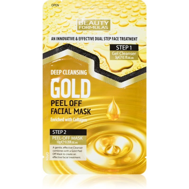 Beauty Formulas Gold exfoliating mask 2 in 1 1 pc