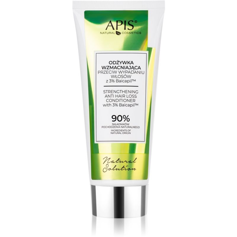 Apis Natural Cosmetics Natural Solution 3% Baicapil strenghtening conditioner against hair loss 200 ml