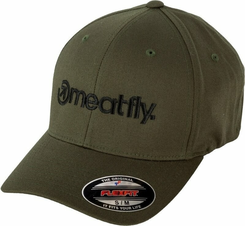 Meatfly Brand Flexfit Olive L/XL