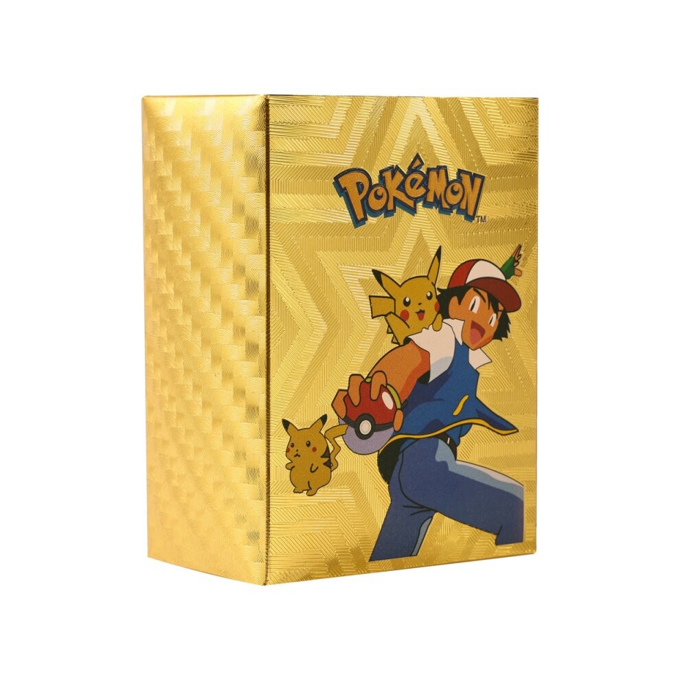 (Gold 55 pcs) Pokemon Card Battle Trainer Collection Cards Toys
