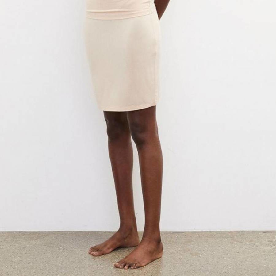 Cream Belana Mini Skirt