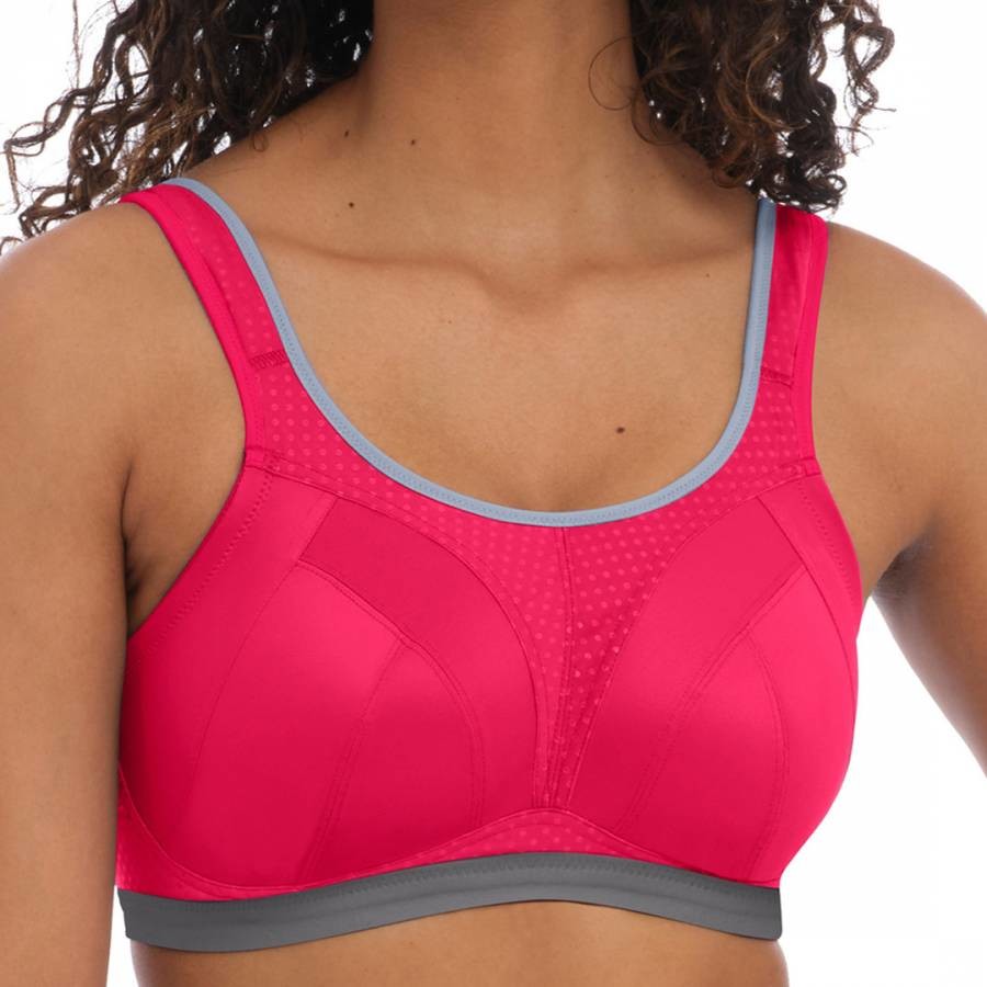 Pink Dynamic Non Wired Sports Bra