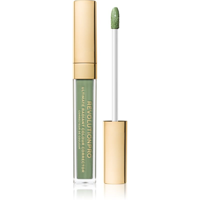 Revolution PRO Ultimate Radiant Colour Corrector illuminating concealer for skin with imperfections shade Green 4,5 ml