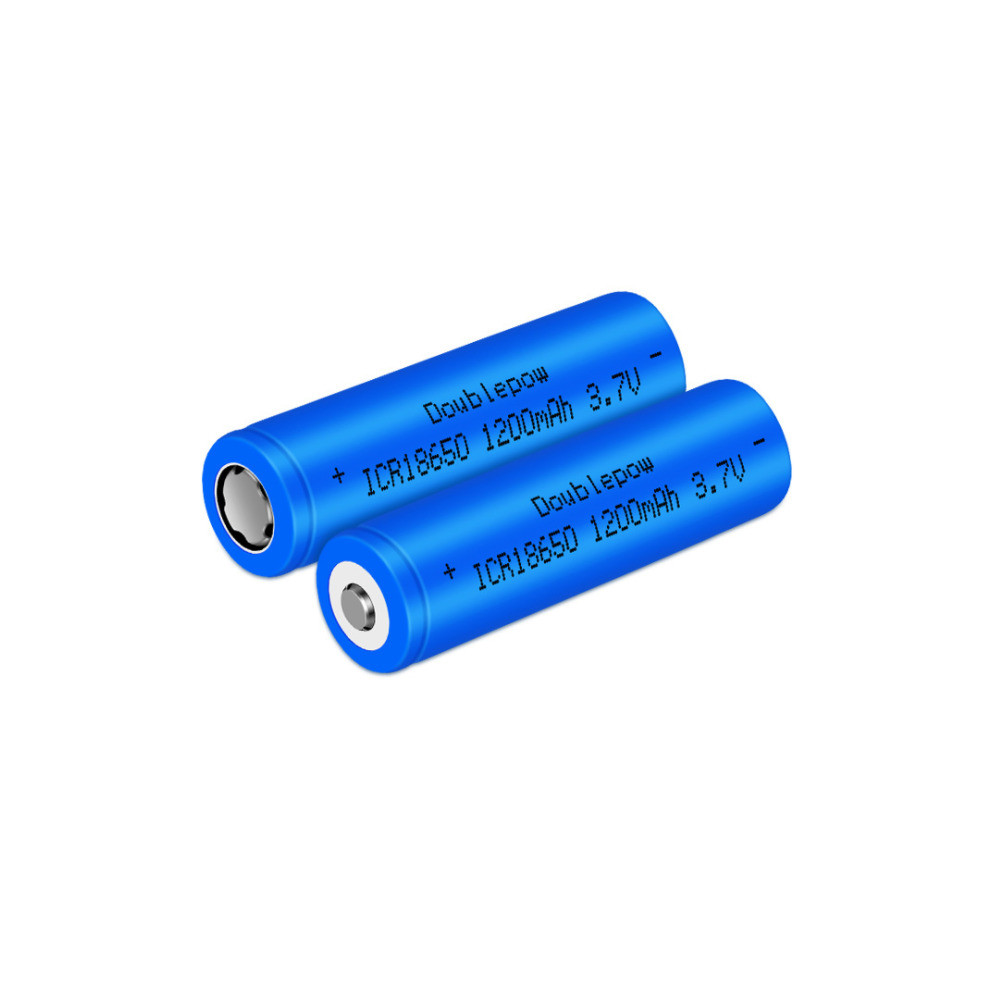 2 x REPLACEMENT 18650 1200mAh 3.7V RECHARGEABLE BATTERY Pointed