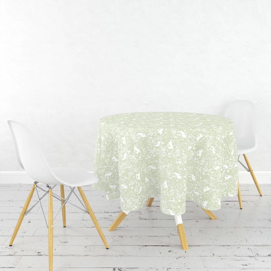 Forest Life Green Tablecloth 132 x 178cm