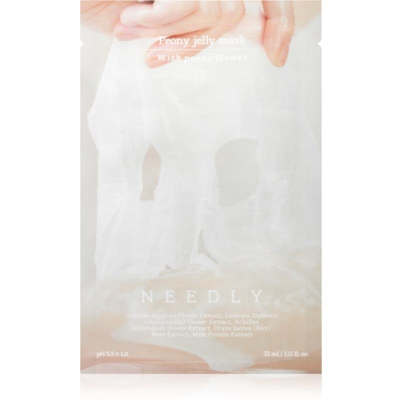 NEEDLY Cicachid Jelly Mask brightening face sheet mask with moisturizing effect 33 ml