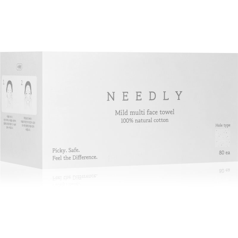 NEEDLY Mild Cleansing Multi Face Towel towel disposable 80 pc