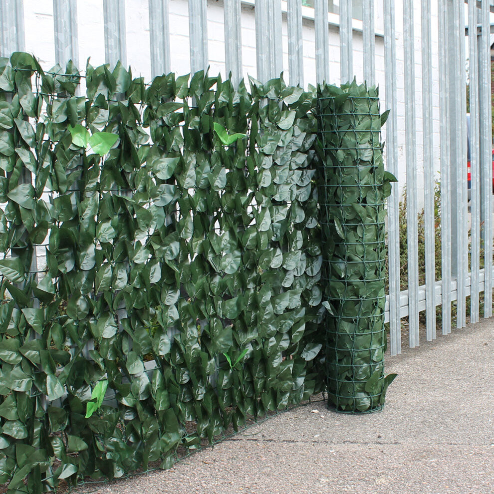 3M Artificial Ivy Leaf Screening Trellis Hedge Garden Fence Wall Balcony Privacy