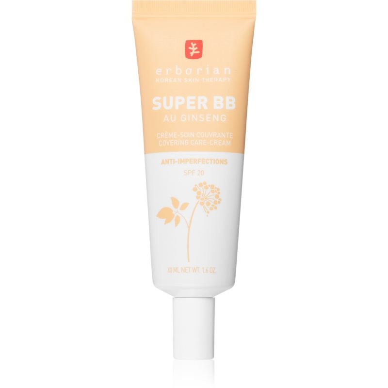 Erborian Super BB perfecting BB cream for even skin tone SPF 20 shade Nude 40 ml