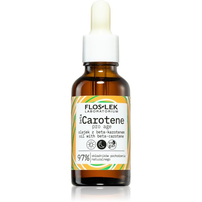 FlosLek Laboratorium Beta Carotene nourishing oil serum with firming effect 30 ml