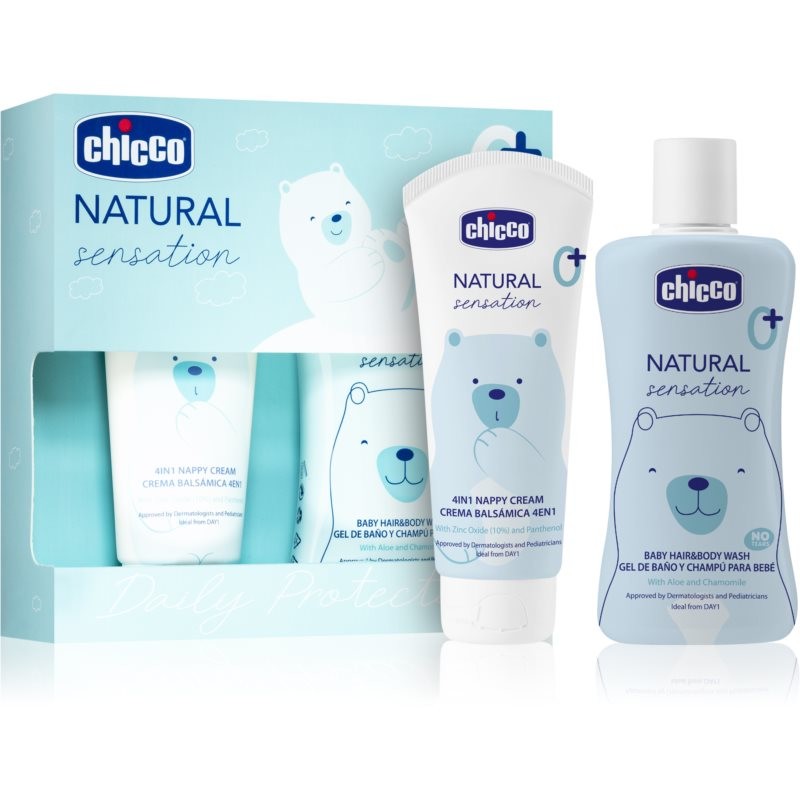 Chicco Natural Sensation Daily Protection gift set 0+ (for children from birth)