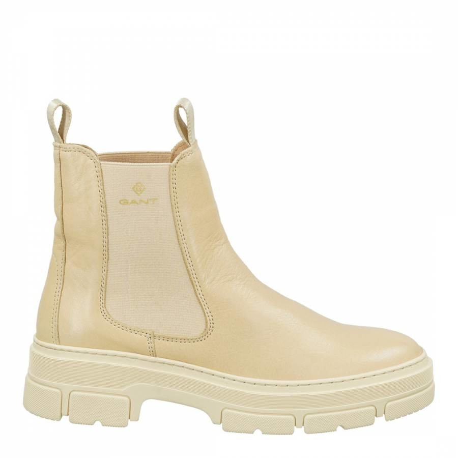 Light Beige Monthike Chelsea Boots