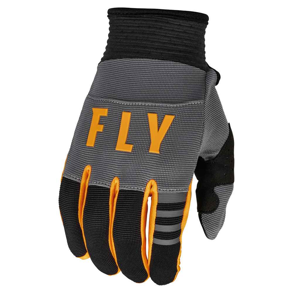 Fly Racing MX Gloves F-16 Dark Grey Black Orange S