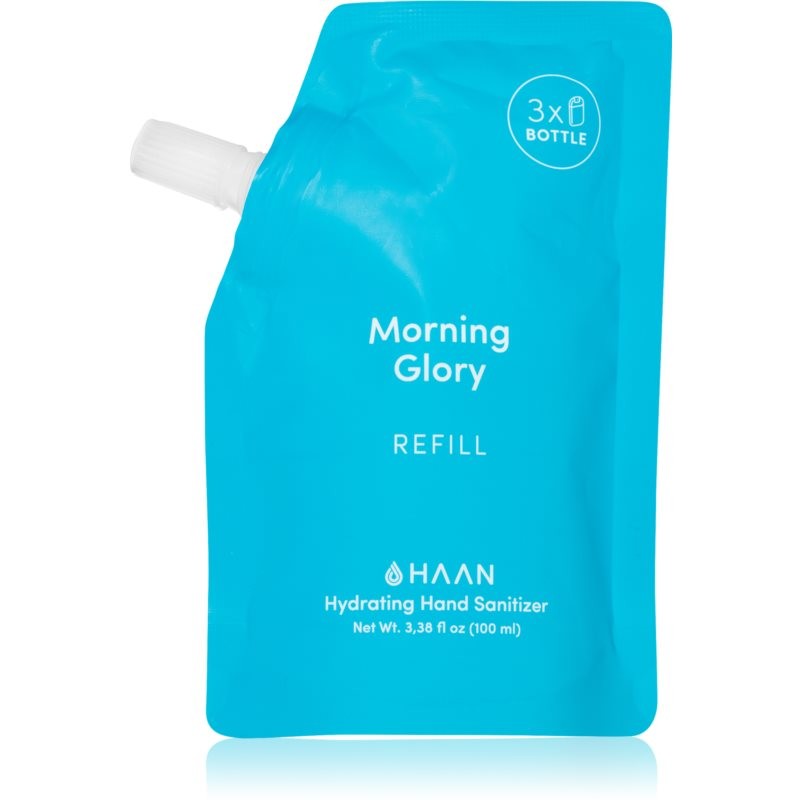 HAAN Hand Care Morning Glory hand cleansing spray with antibacterial ingredients refill 100 ml