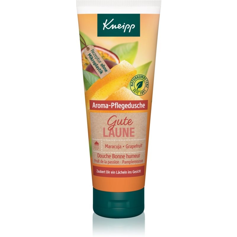 Kneipp Good Mood energizing shower gel Maracuja Grapefruit 75 ml