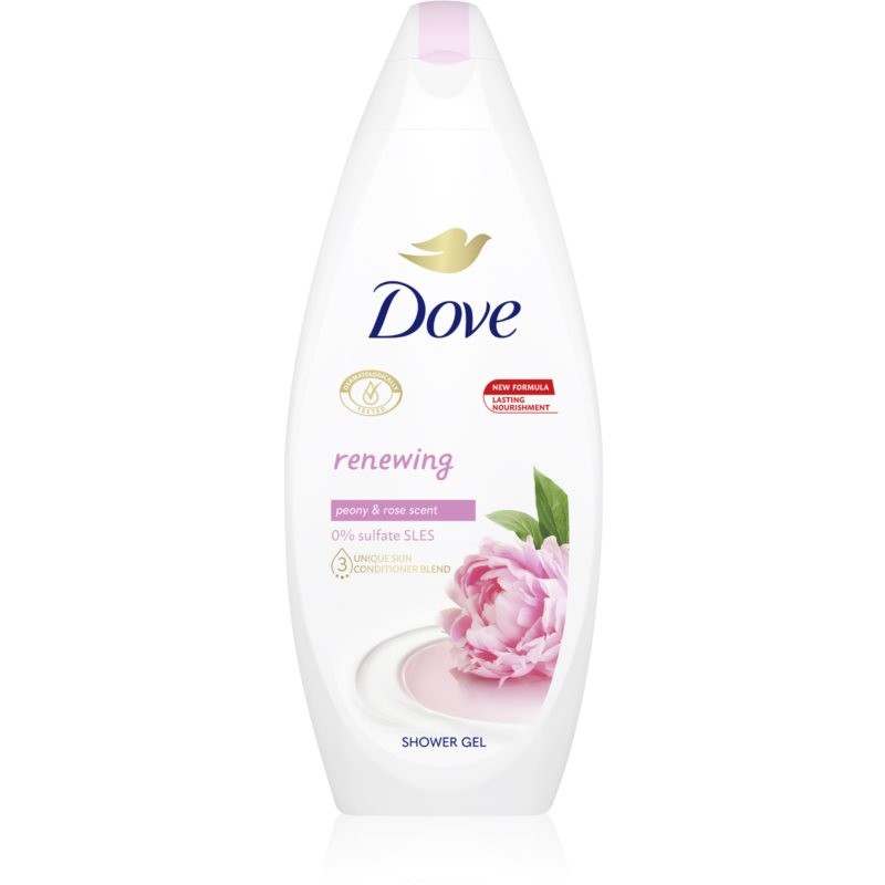 Dove Renewing silky shower gel Peony & Rose 250 ml