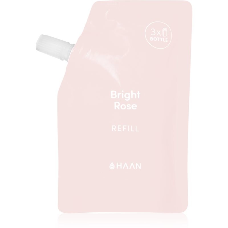 HAAN Hand Care Brigh Rose hand cleansing spray with antibacterial ingredients refill 100 ml