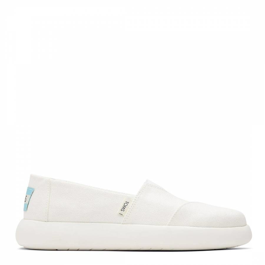 White Alpargata Mallow Slip On Shoes
