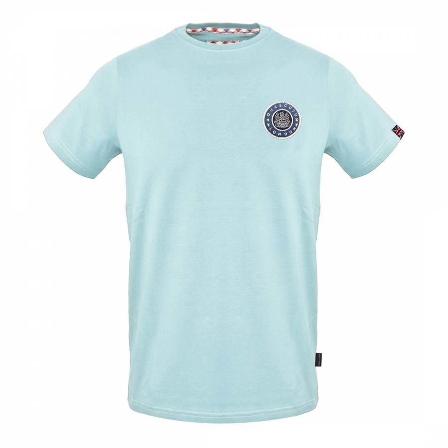 Blue Circle Logo Cotton T-Shirt