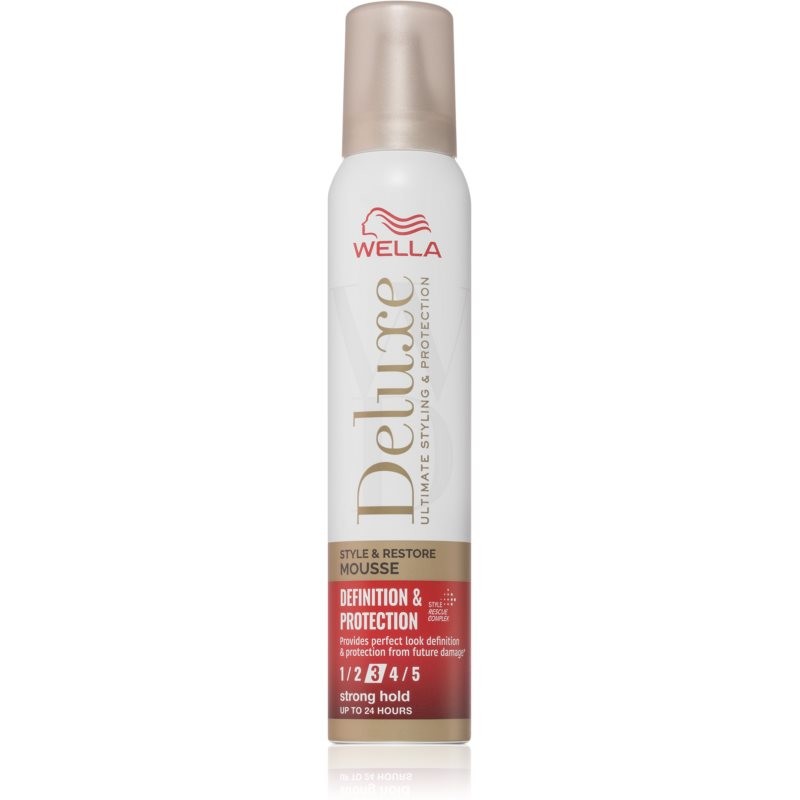 Wella Deluxe Definition & Protection styling mousse for fixation and shape 200 ml